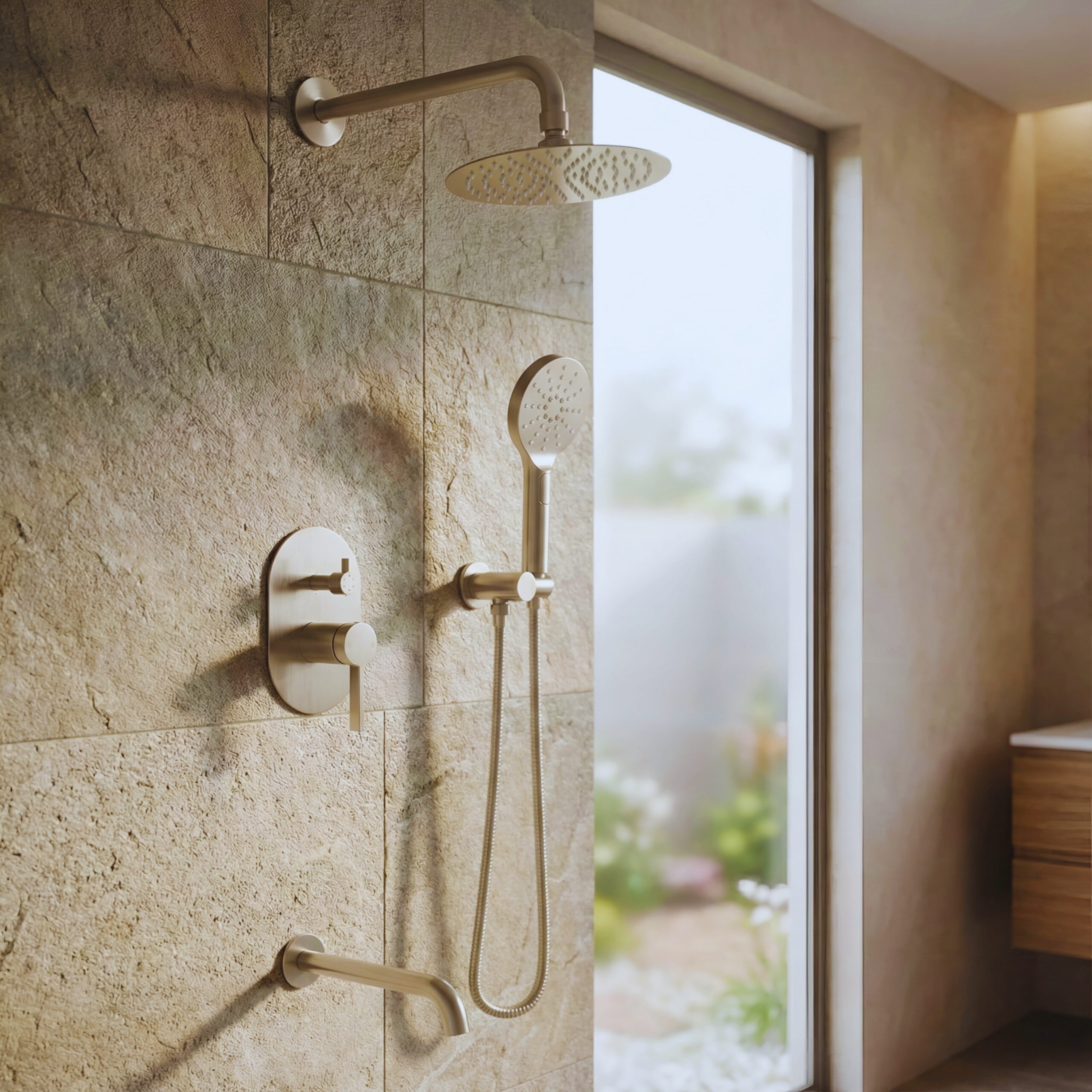 Luxury shower system contact image